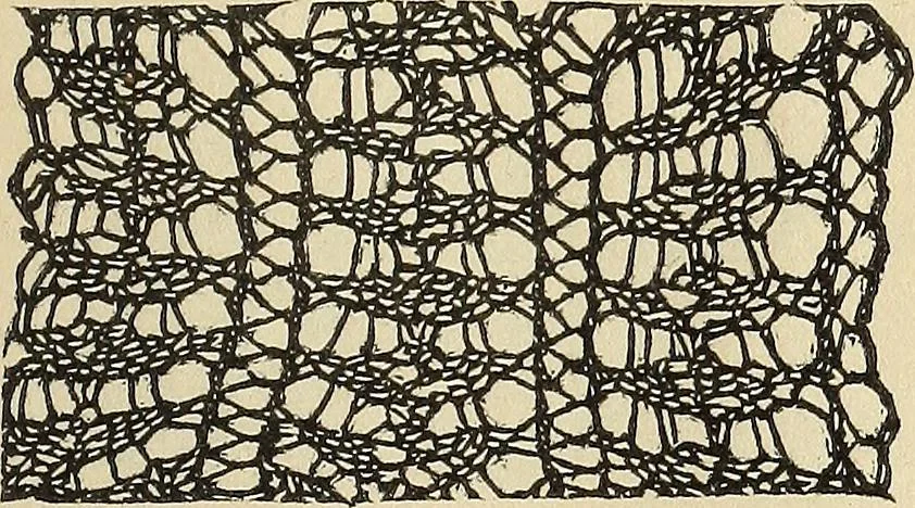 An illustration from The lady's assistant for executing useful and fancy designs in knitting, netting and crochet work..., 1847, leaf 546