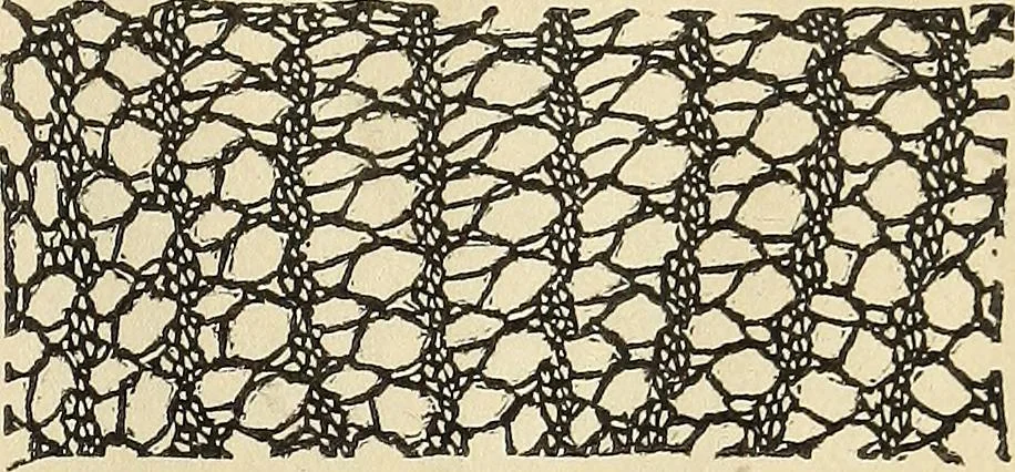 An illustration from The lady's assistant for executing useful and fancy designs in knitting, netting and crochet work..., 1847, leaf 546