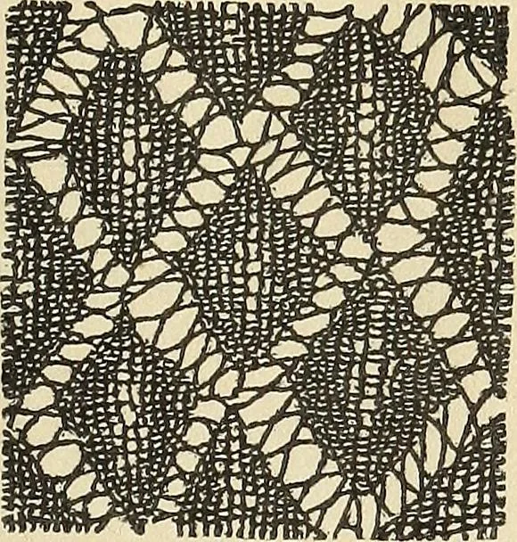 An illustration from The lady's assistant for executing useful and fancy designs in knitting, netting and crochet work..., 1847, leaf 550