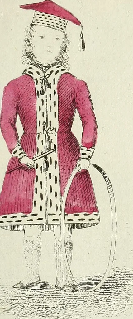 An illustration from The lady's assistant for executing useful and fancy designs in knitting, netting and crochet work..., 1847, leaf 13