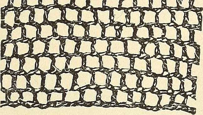 An illustration from The lady's assistant for executing useful and fancy designs in knitting, netting and crochet work..., 1847, leaf 565