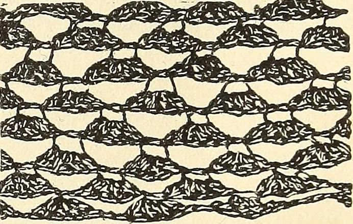 An illustration from The lady's assistant for executing useful and fancy designs in knitting, netting and crochet work..., 1847, leaf 565