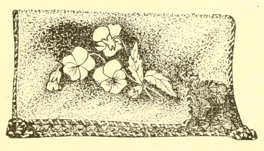 An illustration from A lady's book on art embroidery in silk, with engraved patterns, 1886, leaf 31