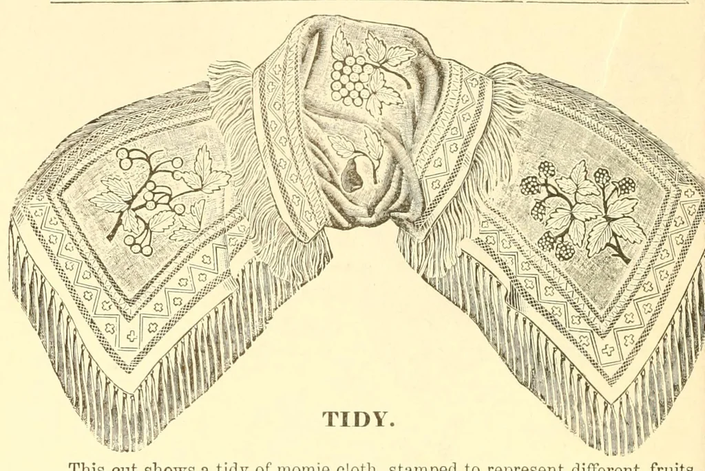 An illustration from A lady's book on art embroidery in silk, with engraved patterns, 1886, leaf 54