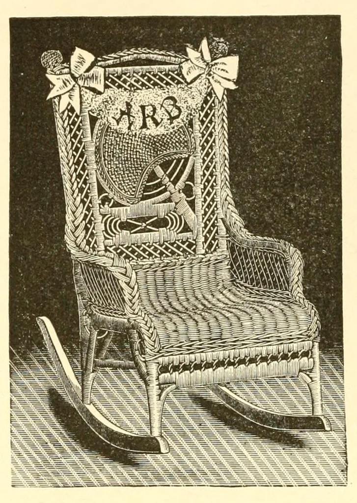 An illustration from A lady's book on art embroidery in silk, with engraved patterns, 1886, leaf 64