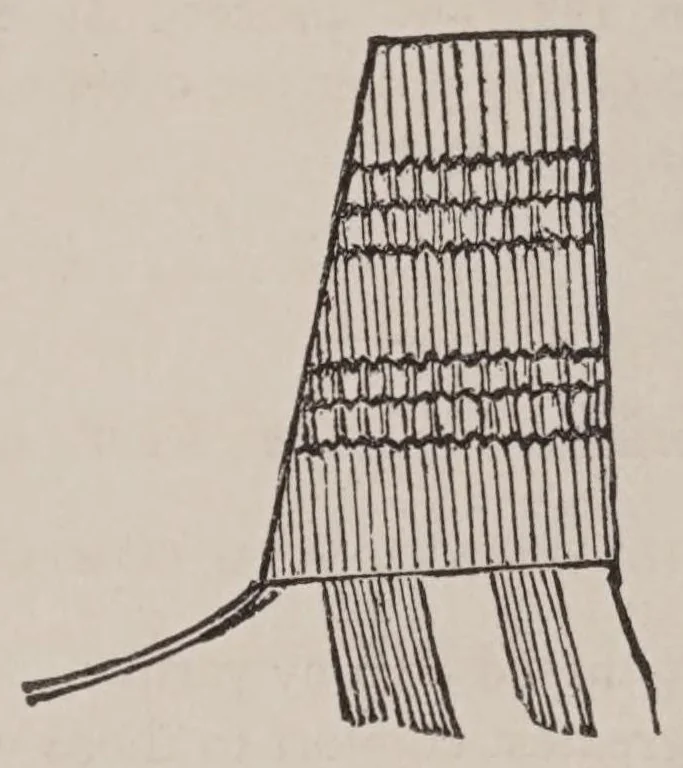An illustration from The lady's knitting-book, 1879, leaf 29