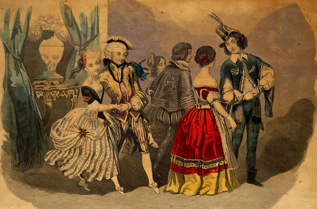 An illustration from Lady's magazine selections, 1845, leaf 16