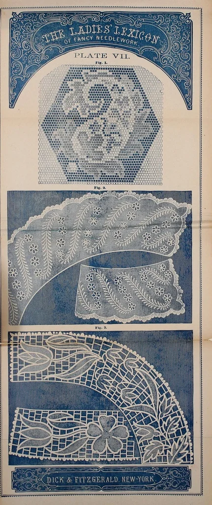 An illustration from The lady's manual of fancy work : a complete instructor in every variety of ornamental needle-work..., 1859, leaf 177