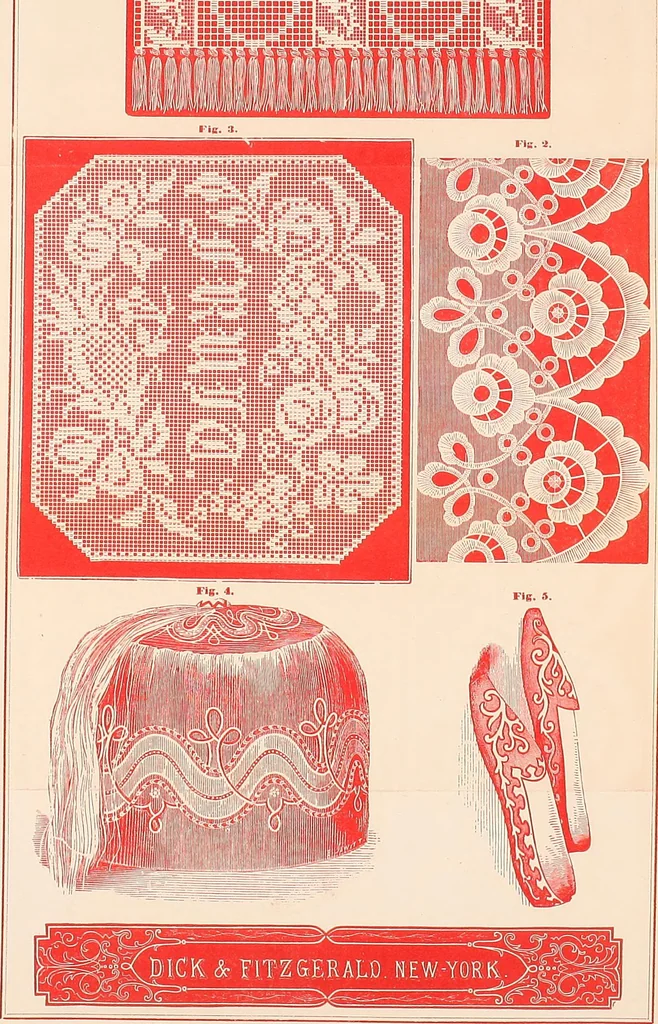 An illustration from The lady's manual of fancy-work : a complete instructor in every variety of ornamental needle-work ..., 1858, leaf 32