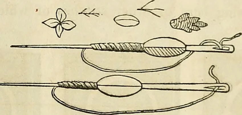 An illustration from The lady's manual of fancy-work : a complete instructor in every variety of ornamental needle-work ..., 1858, leaf 90