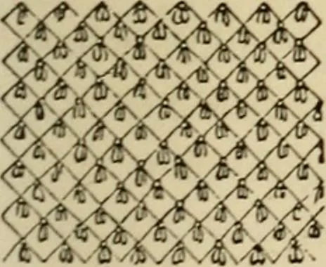 An illustration from The lady's manual of fancy work : a complete instructor in every variety of ornamental needle-work : including applique..., 1859, leaf 100