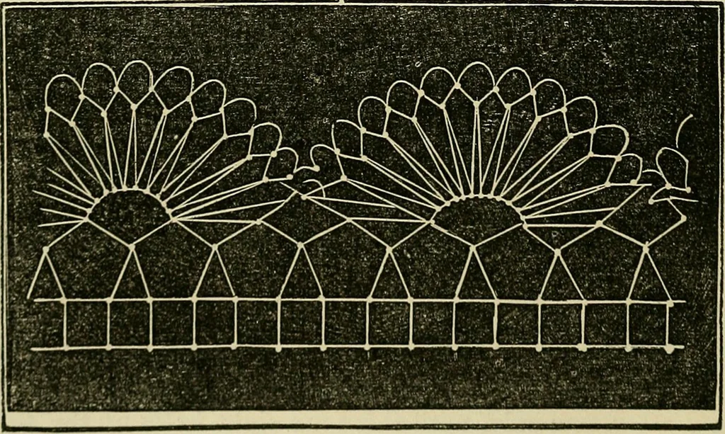 An illustration from The lady's manual of fancy work : a complete instructor in every variety of ornamental needle-work : including applique..., 1859, leaf 105