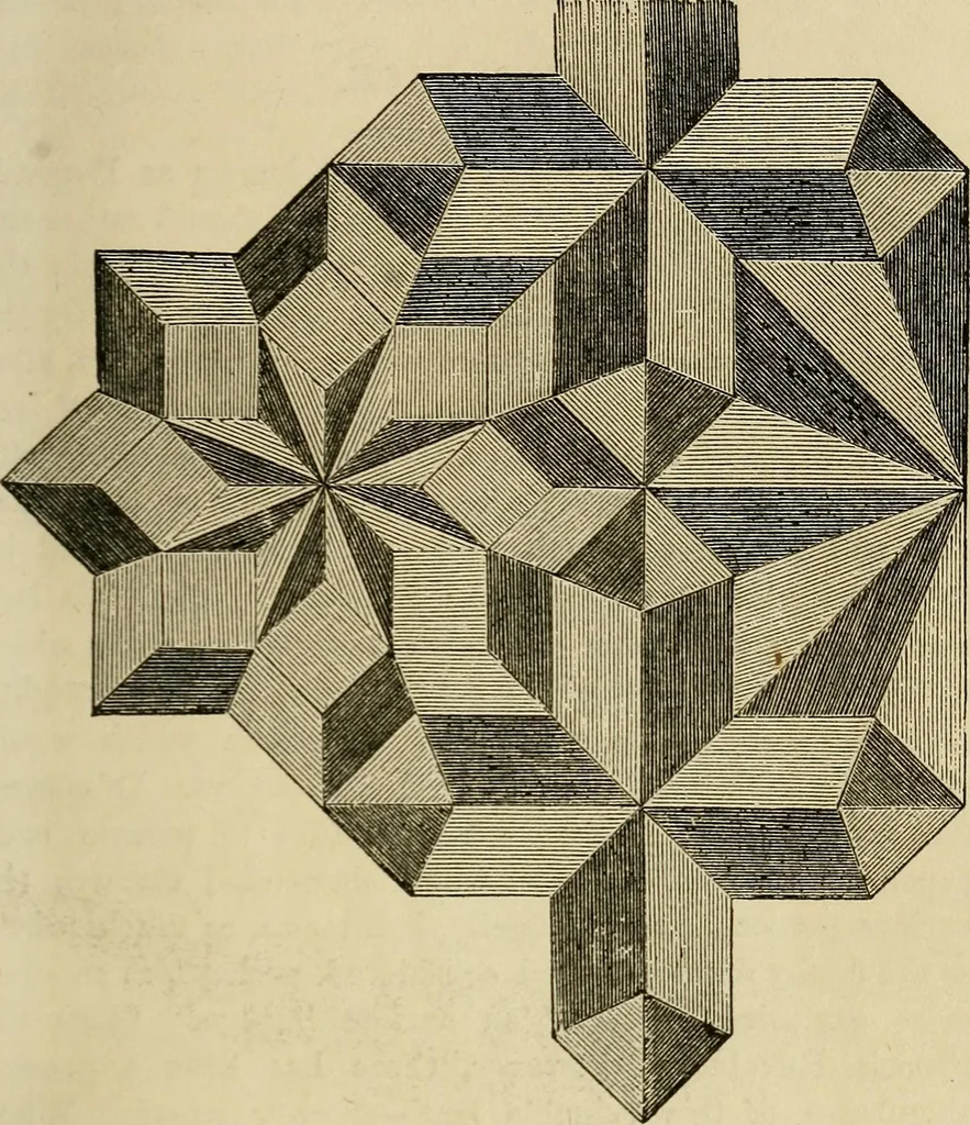An illustration from The lady's manual of fancy work : a complete instructor in every variety of ornamental needle-work : including applique..., 1859, leaf 112
