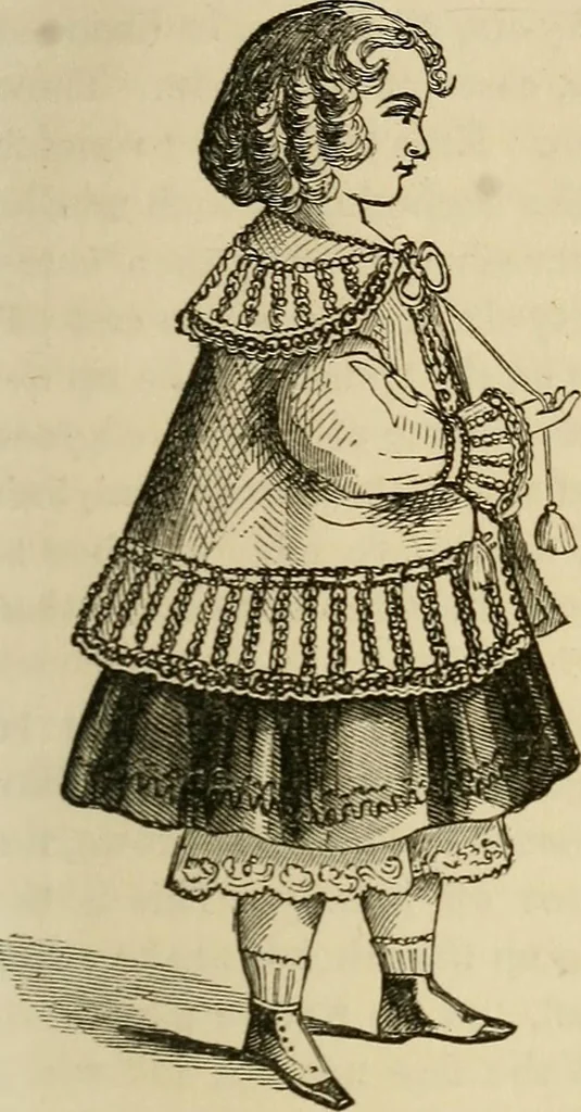 An illustration from The lady's manual of fancy work : a complete instructor in every variety of ornamental needle-work : including applique..., 1859, leaf 158