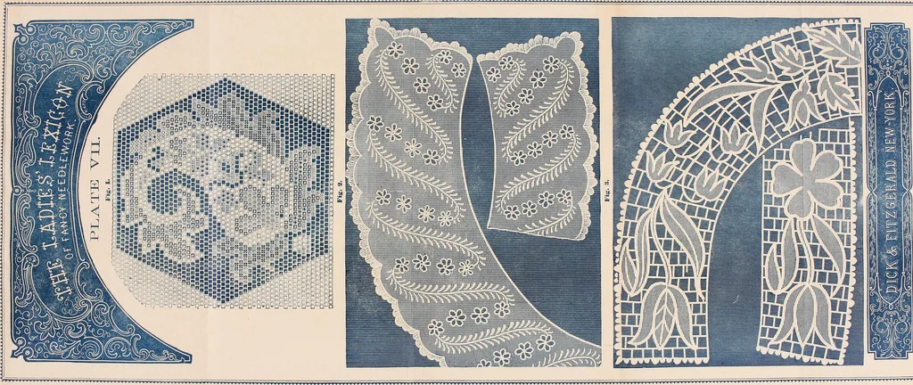 An illustration from The lady's manual of fancy work : a complete instructor in every variety of ornamental needle-work : including applique..., 1859, leaf 162