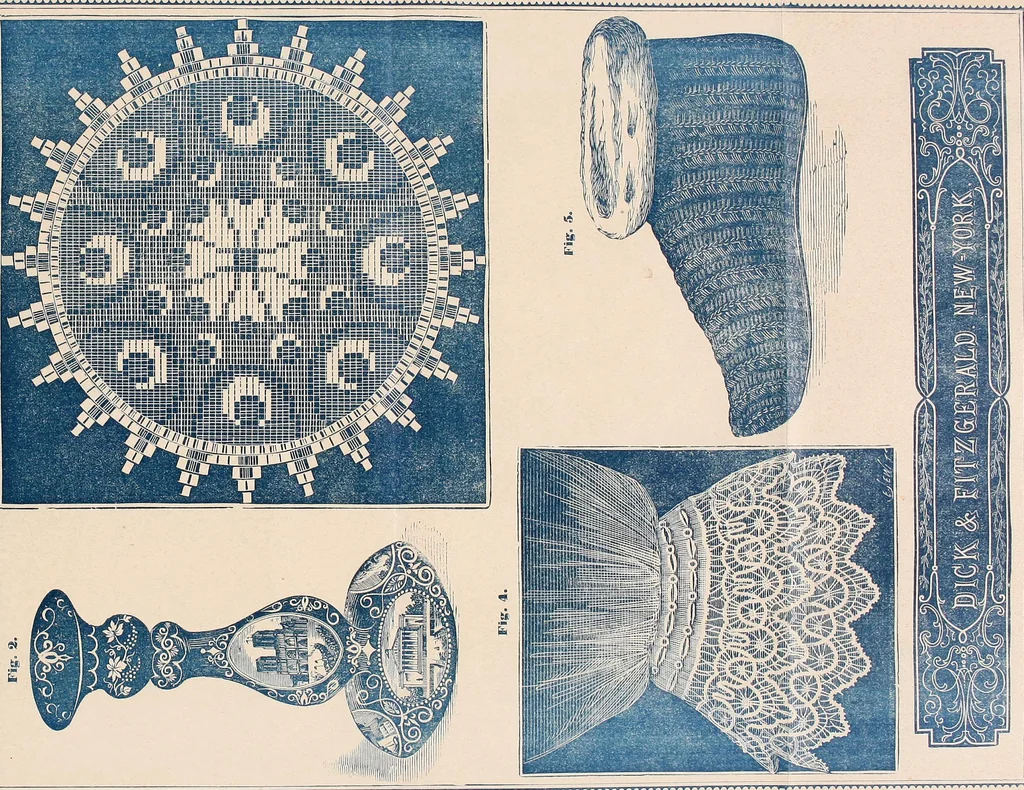 An illustration from The lady's manual of fancy work : a complete instructor in every variety of ornamental needle-work : including applique..., 1859, leaf 84
