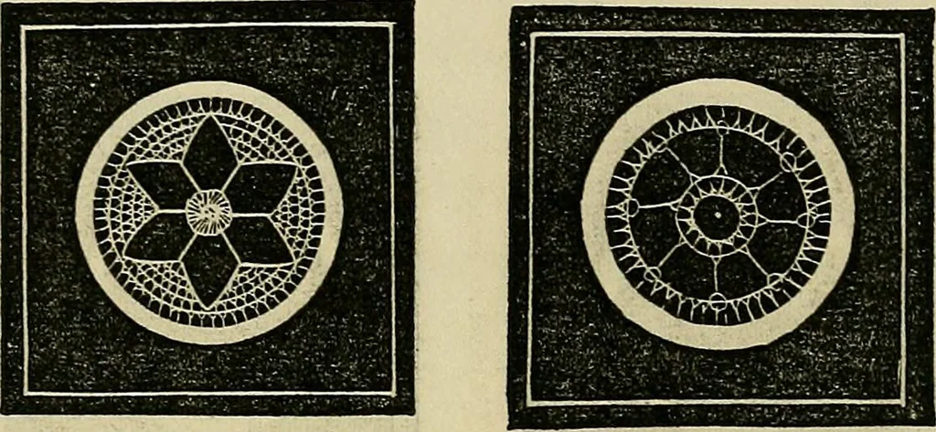 An illustration from The lady's manual of fancy work : a complete instructor in every variety of ornamental needle-work : including applique..., 1859, leaf 93