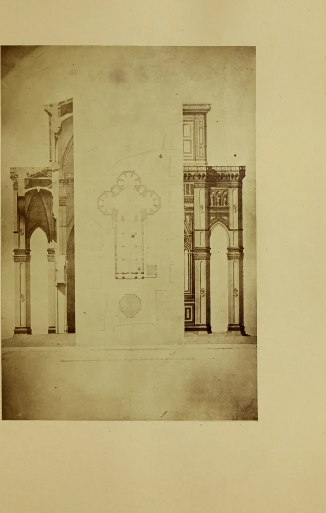 An illustration from La facciata di Santa Maria del Fiore, 1875, leaf 20