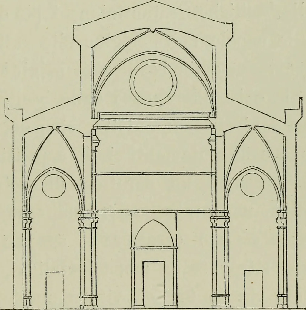 An illustration from La facciata di Santa Maria del Fiore, 1875, leaf 6