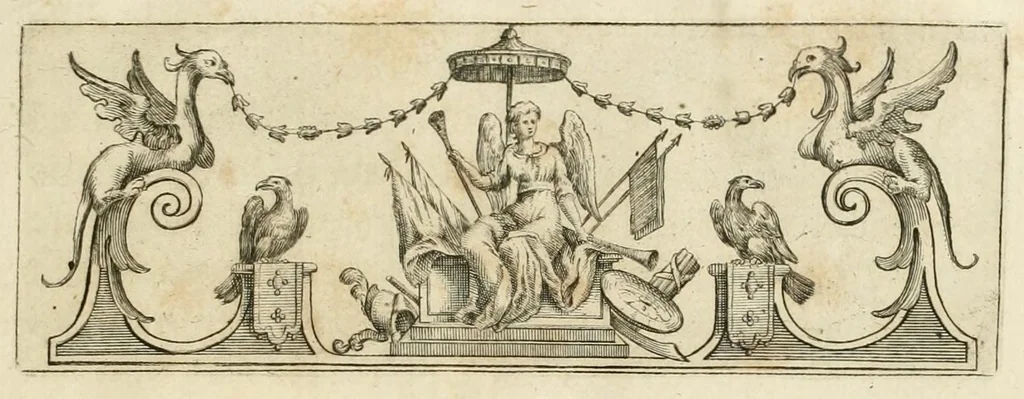 An illustration from La favola di Circe : rappresentata in un antico greco bassorilievo di marmo, 1758, leaf 17