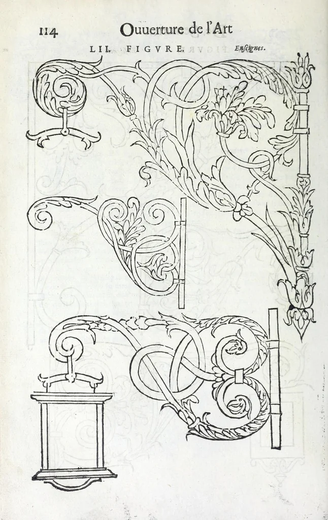An illustration from La fidelle ouverture de l'art de serrurier : ou l'on void les principaulx preceptes, desseings [sic] et figures touchant les experiences et operations manuelles dudict art : ensemble vn petit traicté de diverses trempes, le tout, 1627, leaf 126