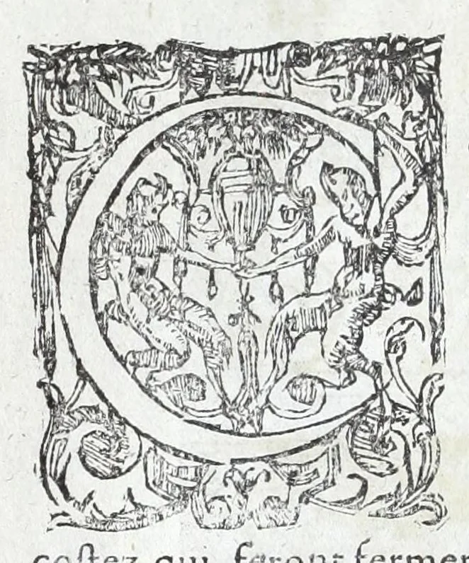 An illustration from La fidelle ouverture de l'art de serrurier : ou l'on void les principaulx preceptes, desseings [sic] et figures touchant les experiences et operations manuelles dudict art : ensemble vn petit traicté de diverses trempes, le tout, 1627, leaf 60