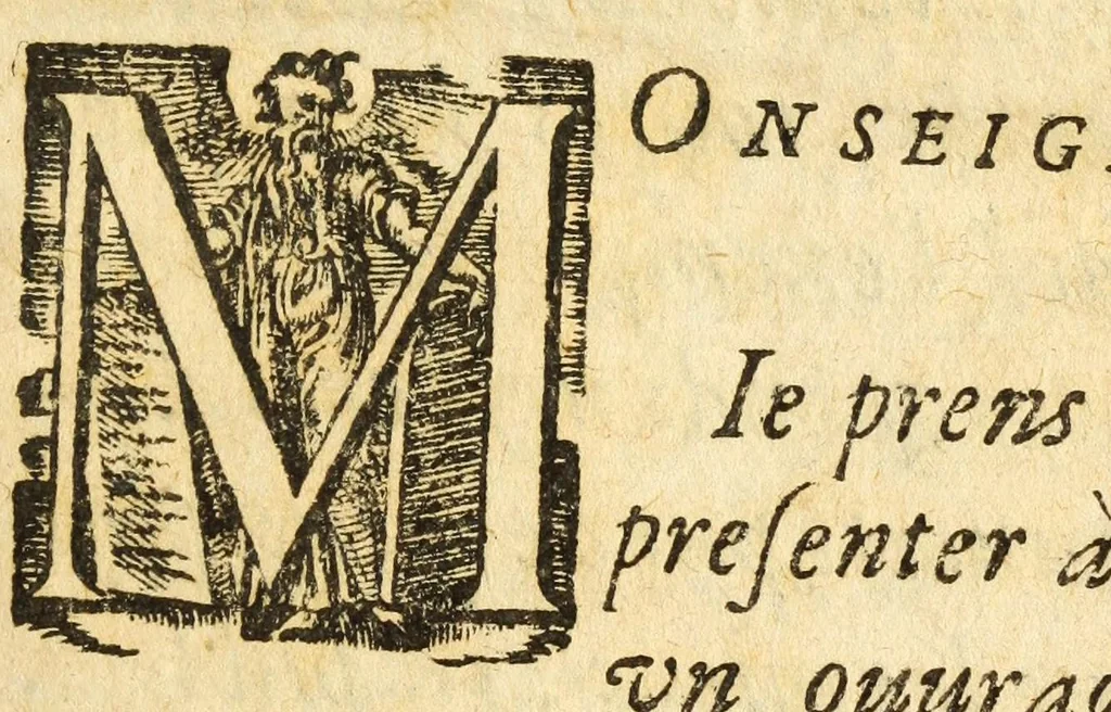 An illustration from La filis de scire : comedie-pastorale, 1631, leaf 7