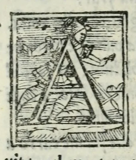 An illustration from La fiorina, comedia facetissima, giocosa, et piena di piacevole allegrezza. Nvovamente data in lvce, 1557, leaf 26