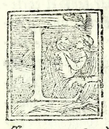 An illustration from La Fiorina : comedia facetissima, giocosa, et piena di piacevole allegrezza, 1557, leaf 7