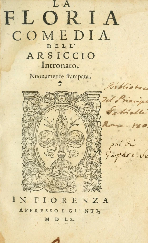 An illustration from La floria, 1560, leaf 5