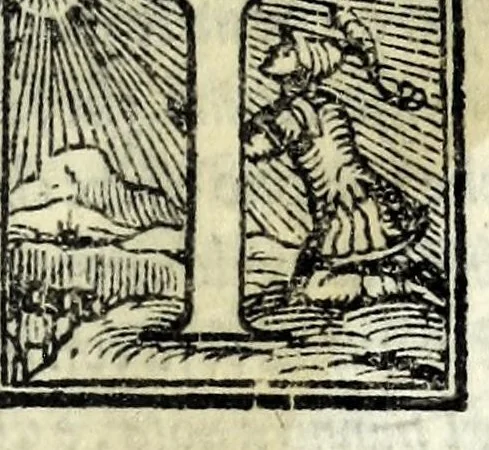 An illustration from La Floria : comedia, 1567, leaf 7