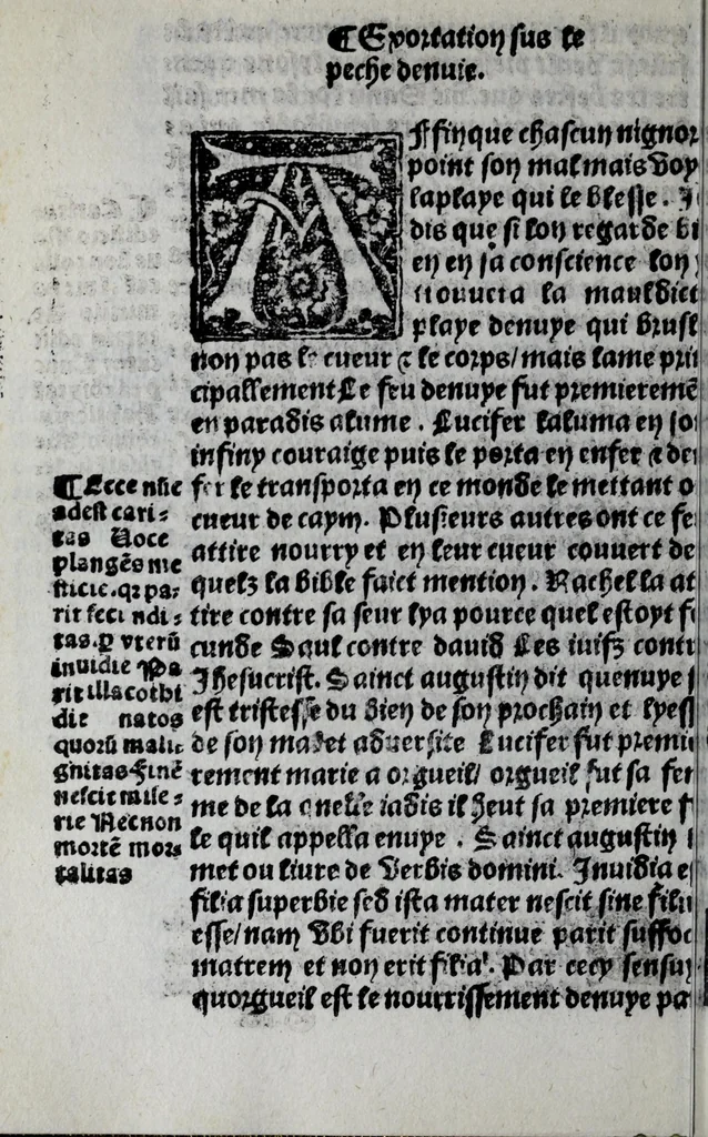 An illustration from La forest de conscience contenant la chasse des princes spirituelle, 1516, leaf 140