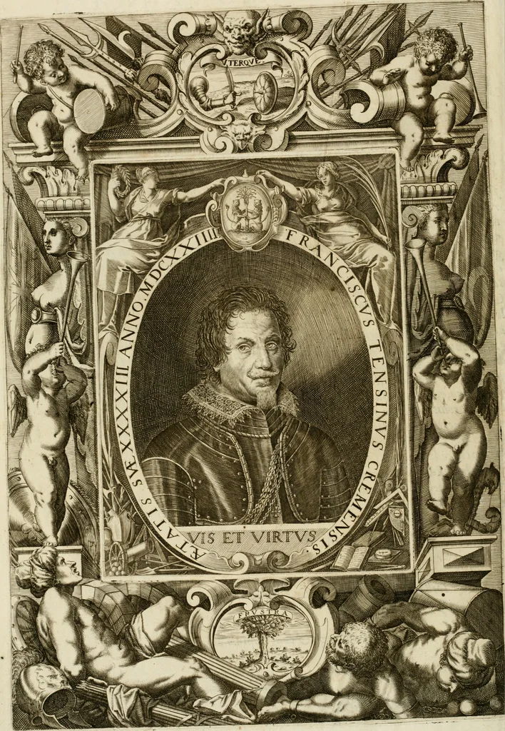 An illustration from La fortificatione, guardia, difesa, et espugnatione delle fortezze esperimentata in diuerse guerre, 1624, leaf 13