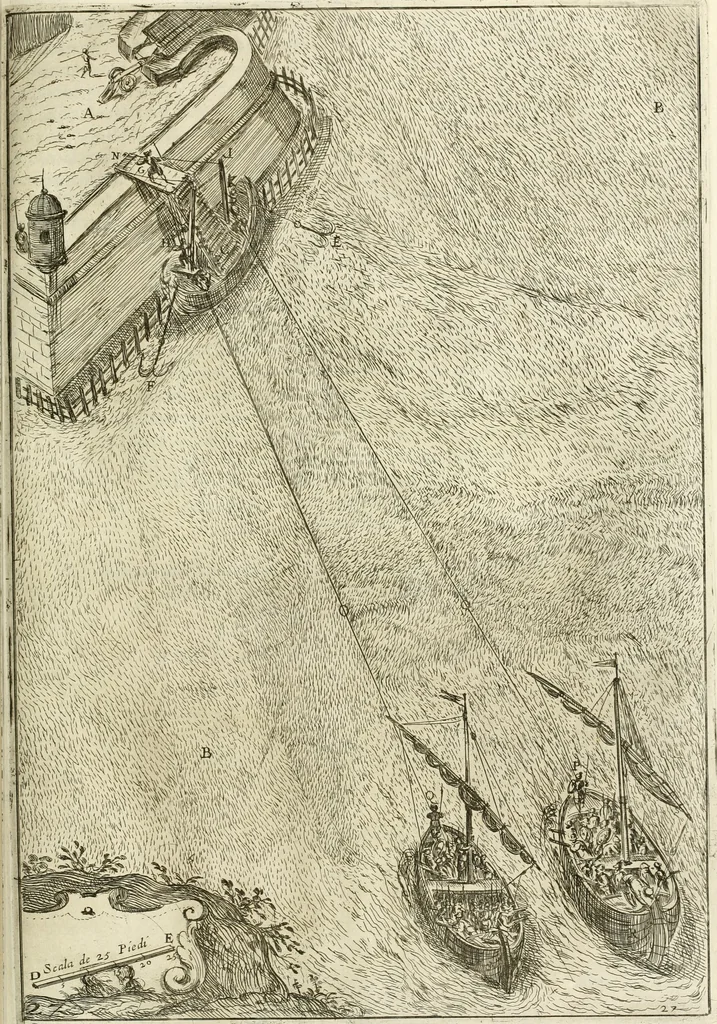 An illustration from La fortificatione, guardia, difesa, et espugnatione delle fortezze esperimentata in diuerse guerre, 1624, leaf 270