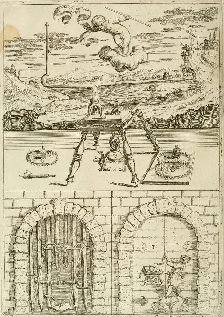 An illustration from La fortificatione, guardia, difesa, et espugnatione delle fortezze esperimentata in diuerse guerre, 1624, leaf 293