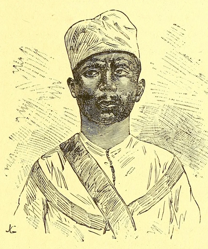 An illustration from La France au pays noir, 1893, leaf 367