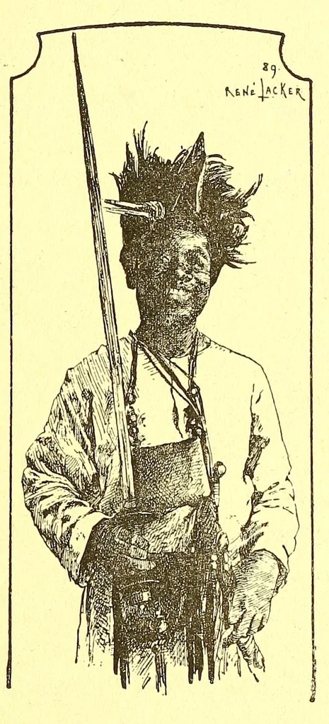 An illustration from La France au pays noir, 1893, leaf 79