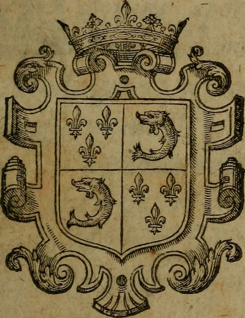 An illustration from La France restablie a la naissance dv Prince Davphin. Dedié à la Royne, 1601, leaf 8