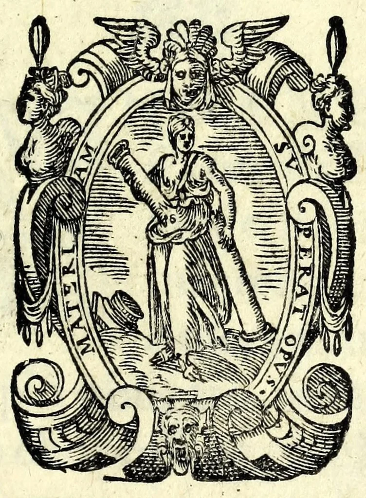 An illustration from La fravde : comedia nvova, 1597, leaf 3