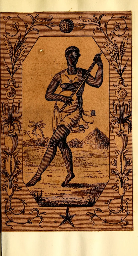 An illustration from L'Afrique, ou Histoire, moeurs, usages et coutumes des africains : le Sénégal, 1814, leaf 9