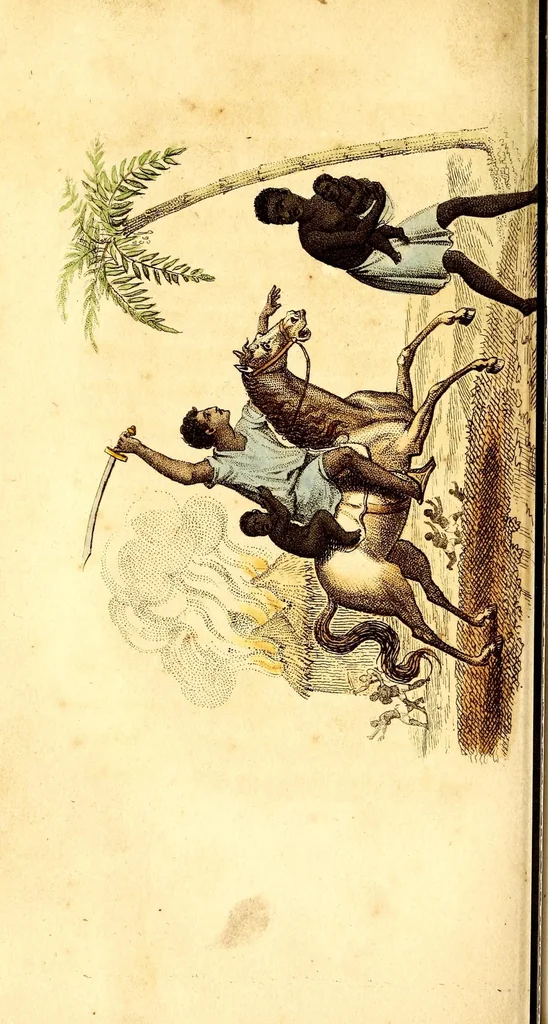 An illustration from L'Afrique, ou Histoire, moeurs, usages et coutumes des africains : le Sénégal, 1814, leaf 158