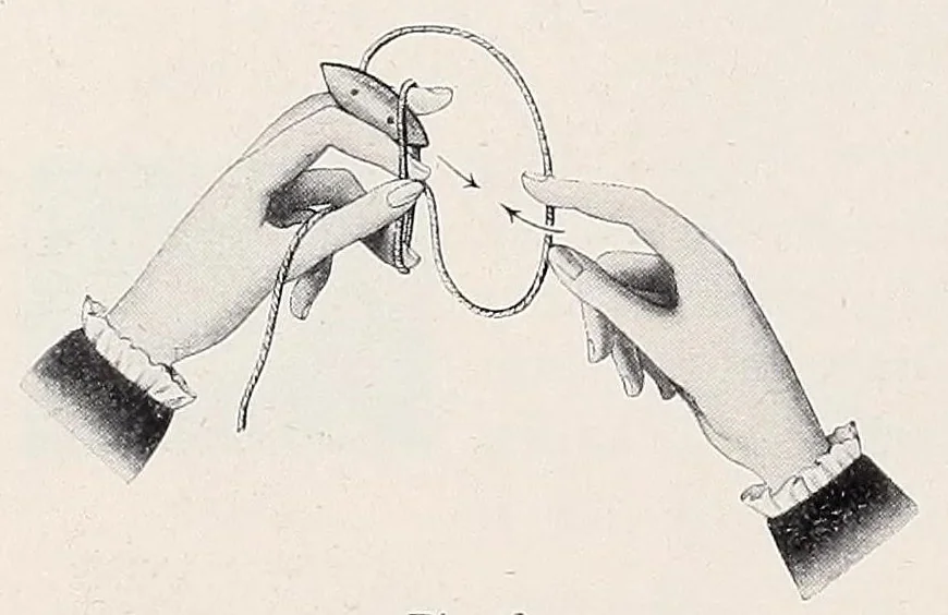 An illustration from La Frivolité, 1900, leaf 16