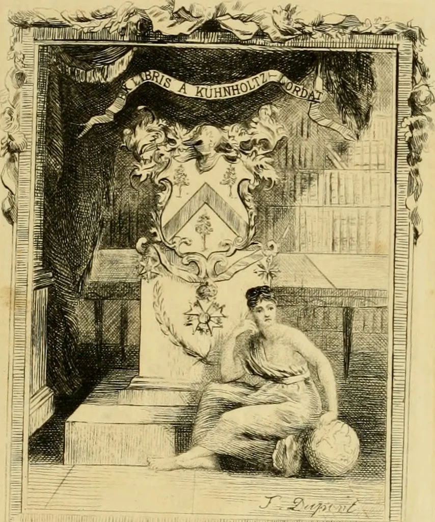 An illustration from La gallerie des femmes fortes, 1647, leaf 1