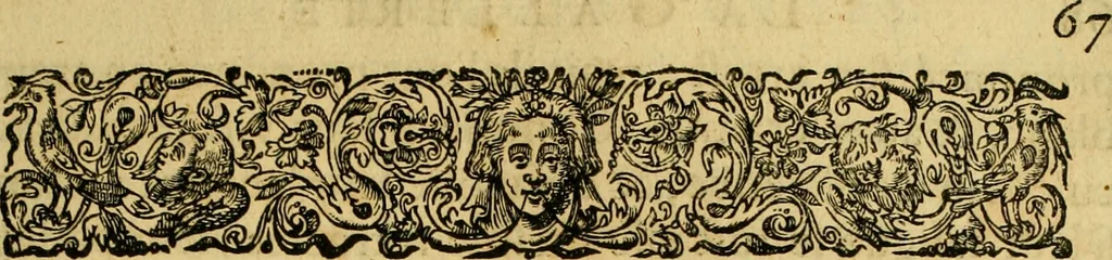 An illustration from La gallerie des femmes fortes, 1647, leaf 140