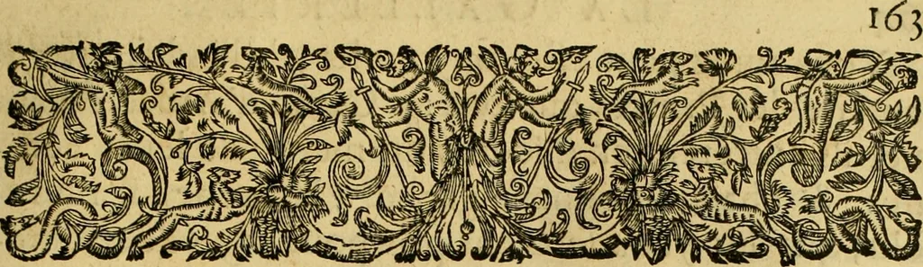 An illustration from La gallerie des femmes fortes, 1647, leaf 236