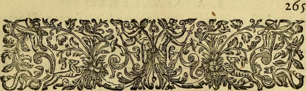 An illustration from La gallerie des femmes fortes, 1647, leaf 336