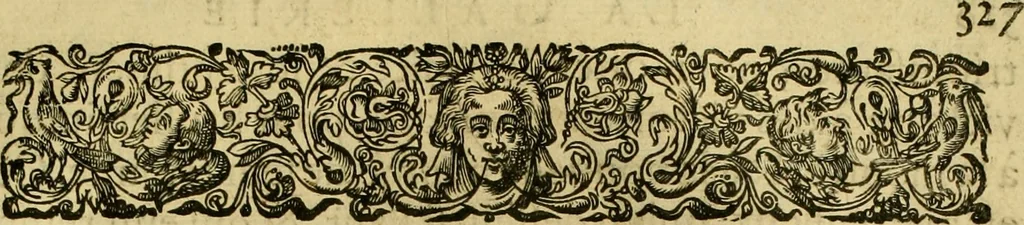 An illustration from La gallerie des femmes fortes, 1647, leaf 398