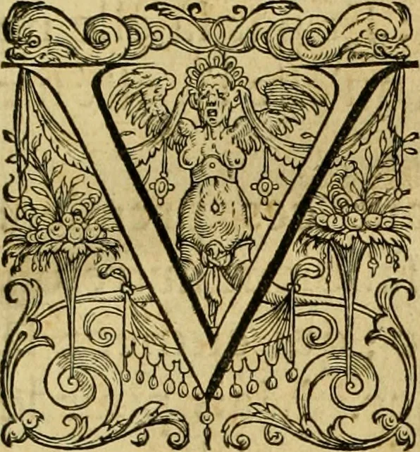 An illustration from La gallerie des femmes fortes, 1647, leaf 422