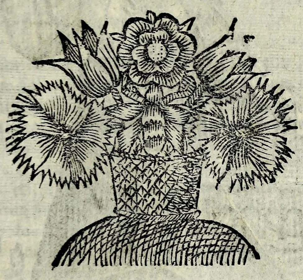 An illustration from La gallerie des femmes fortes, 1665, leaf 283