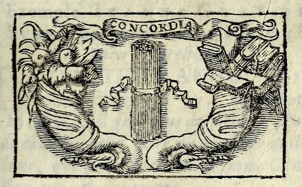 An illustration from La gallerie des femmes fortes, 1665, leaf 413